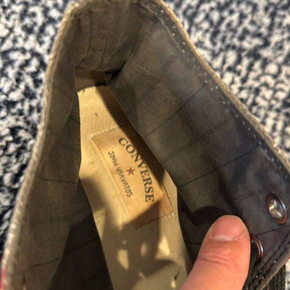 John Varvatos / Chuck Taylor Converse All Star stars n stripes high-tops - Picture 8 of 16